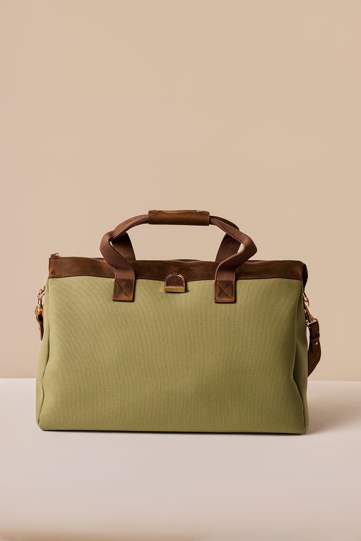 Weekender Bag in Brindle & Sage