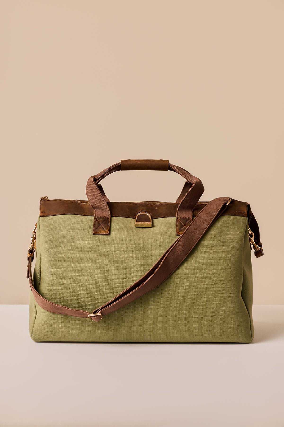 Weekender Bag in Brindle & Sage