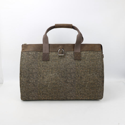 Limited Havana Tweed Weekender Bag