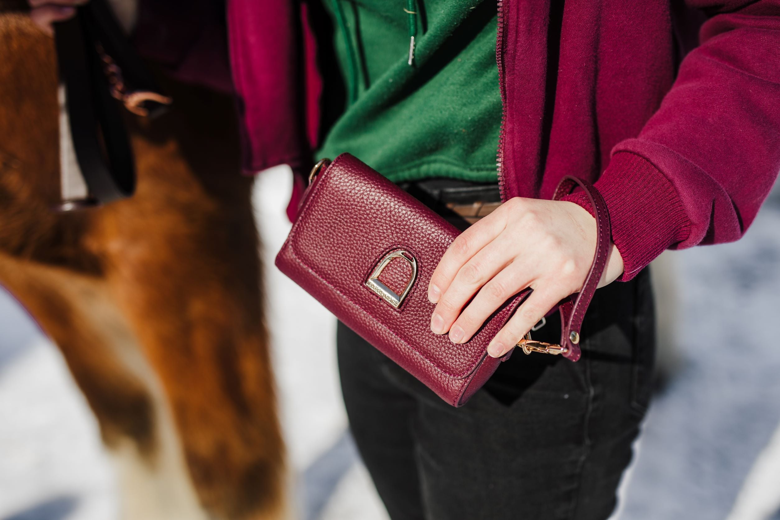 Oakbark deals & Chrome Rider Belt Bag in Cabernet