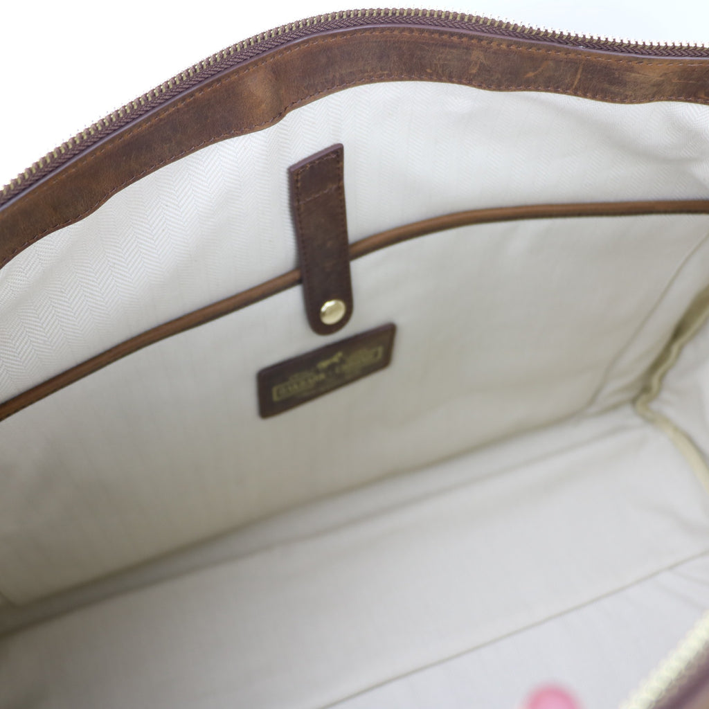 Weekender Bag in Havana & Black